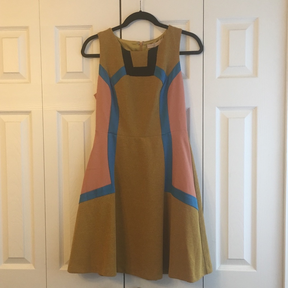 anthropologie retro-style a-like dress NWOT